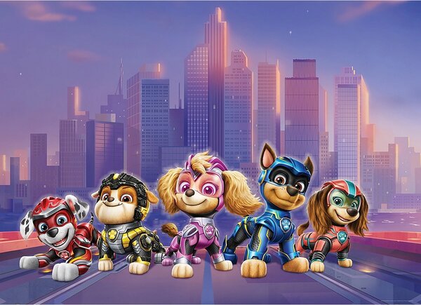 Otroška foto ozadje Paw Patrol Movie 251 x 182 cm, 4 deli