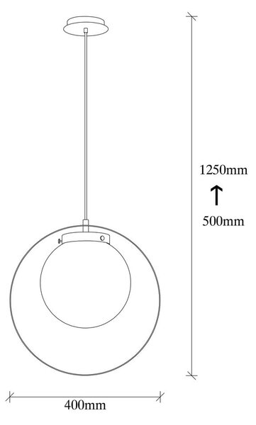 Viseča svetilka v zlati barvi ø 40 cm Tan – Opviq lights