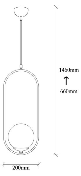 Črna/bela viseča svetilka s steklenim senčilom Mudoni – Opviq lights