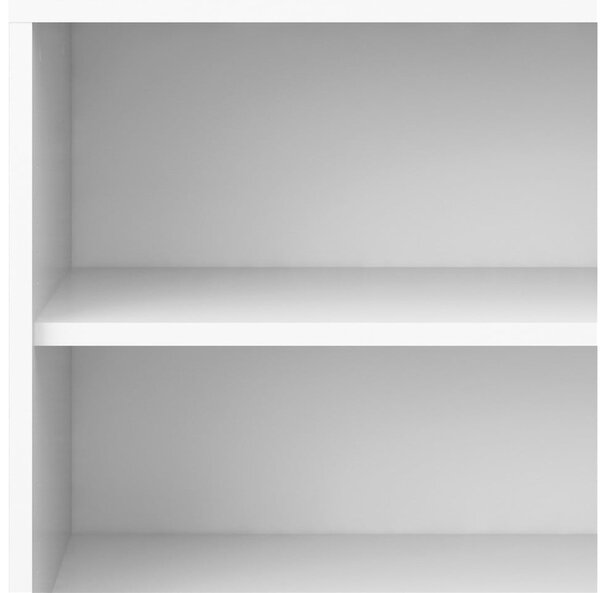Bela modularna knjižna polica 89x222 cm Prima – Tvilum