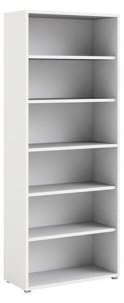 Bela modularna knjižna polica 89x222 cm Prima – Tvilum
