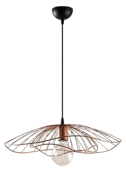 Bakrena viseča svetilka ø 50 cm Farac – Opviq lights