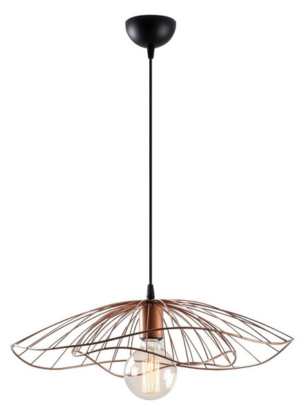 Bakrena viseča svetilka ø 50 cm Farac – Opviq lights