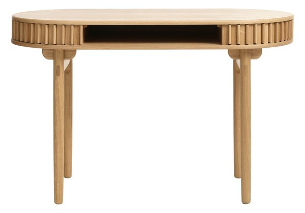 Pisalna miza v hrastovem dekorju 60x120 cm Carno – Unique Furniture