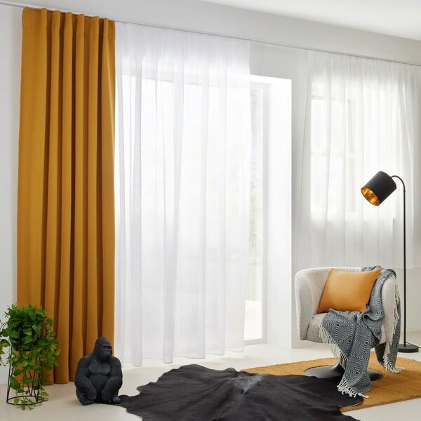 Premium Living Zatemnitvena Zavesa Riccardo, Rumena, 140x245cm