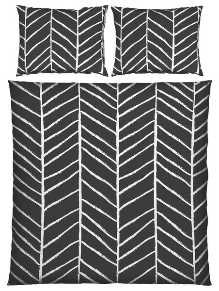 Modern Living Posteljnina Marble, Črna, 2x60/80, 200/200