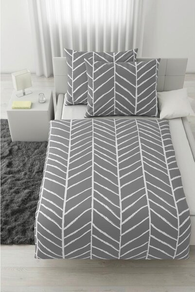 Modern Living Posteljnina Marble, Siva, 2x60/80, 200/200