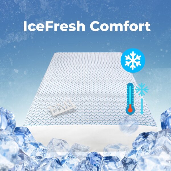Hladilna rjuha IceFresh Comfort z elastičnim trakom po obodu EMI, Ponjava 90x200