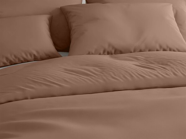 Bombažna posteljnina LUX rjava hotelski žepek Dimenzije posteljnine: 70 x 90 cm | 140 x 200 cm