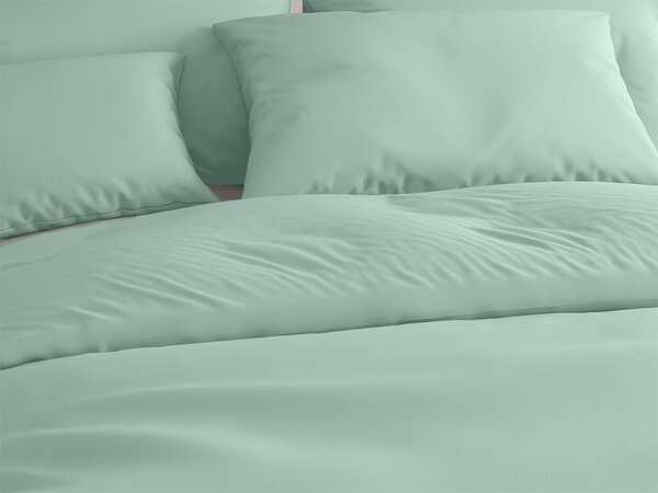 Bombažna posteljnina LUX mentol hotelski žep Dimenzije posteljnine: 70 x 90 cm | 140 x 200 cm