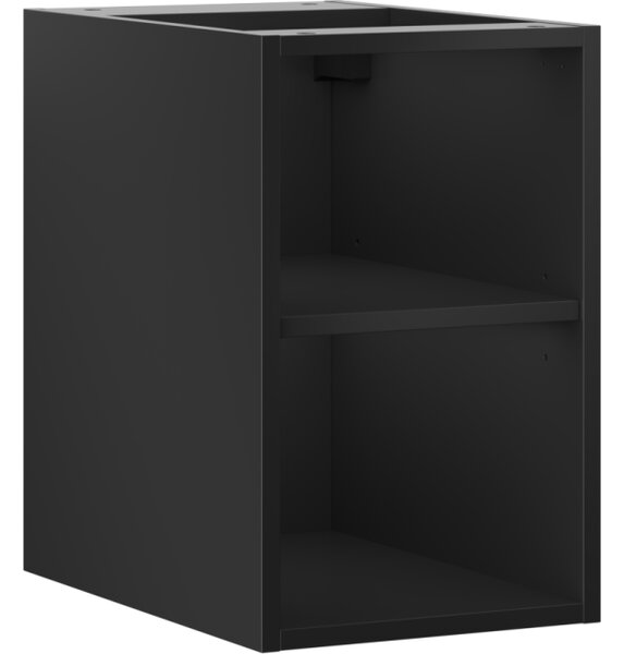 Mexen Box-A odprta omarica s polico 30 cm, črna mat - 91AX2-0300-470-0-71
