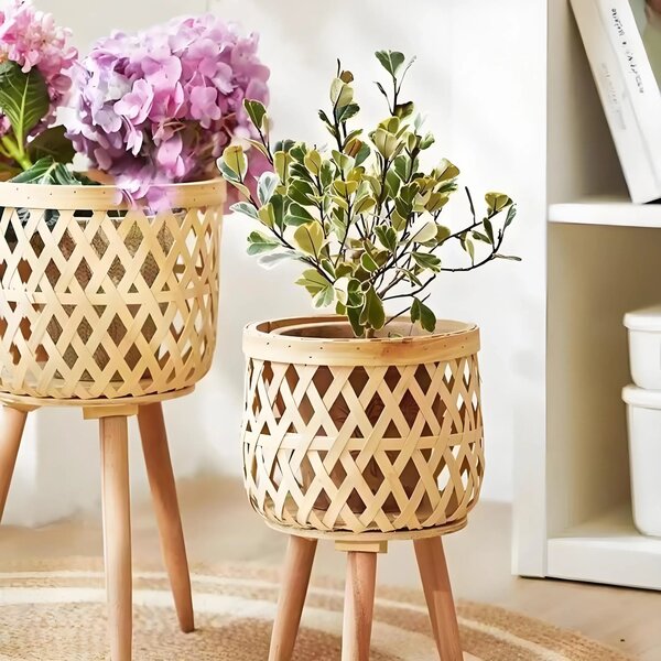 Rattanbloom™ Samostoječi Cvetni Lonci Iz Ratana