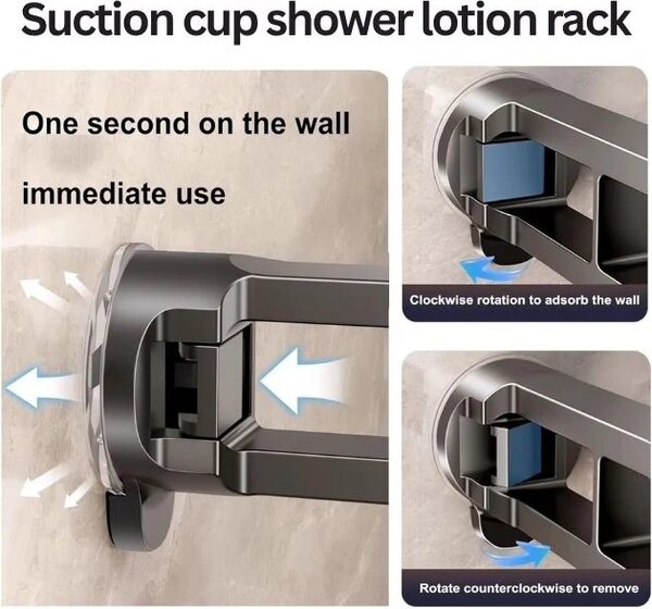 Lotionshelf™ Polička Za Losjone In Kozmetiko S Priseski
