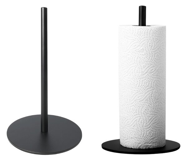Namizno kovinsko stojalo za papirnate brisačke 32cm črno