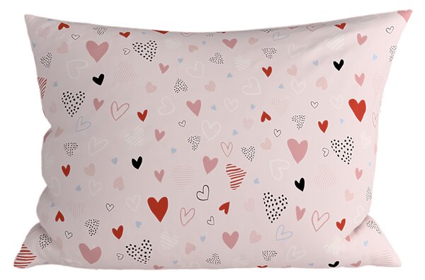 Bombažna prevleka za vzglavnik LOVITA 40x60 cm, roza