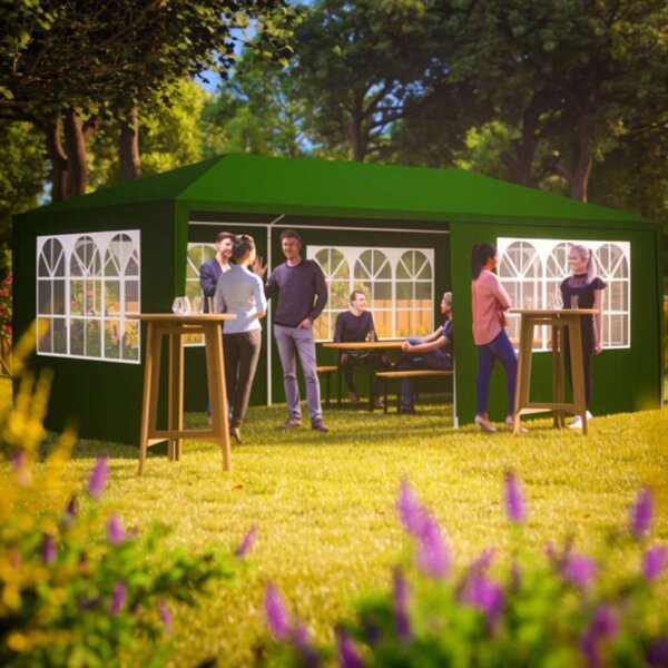 Paviljon za zabave NEAPOL, 3x6m, zelen Jurhan