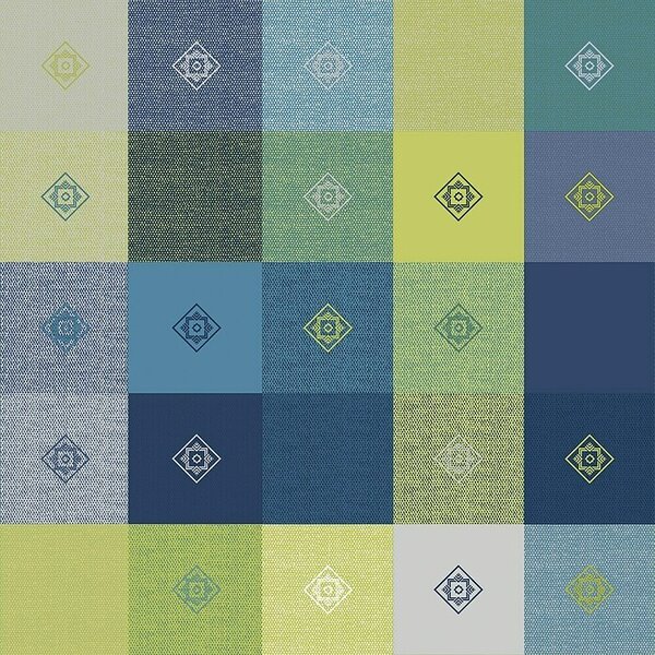 D-c-fix Manhattan Namizni prt Victor (Modre barve, 140 x 110 cm, Oglate oblike)