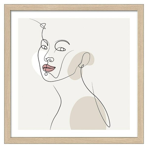 ProArt Slika Slim Scandic (Line Art Faces II, Š x V: 33 x 33 cm)