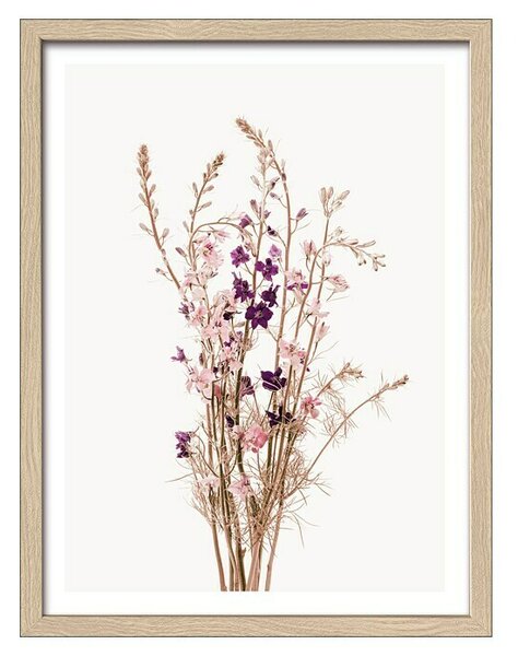 ProArt Slika Slim Scandic (Dried Fiber Pink Flower, Š x V: 33 x 43 cm)