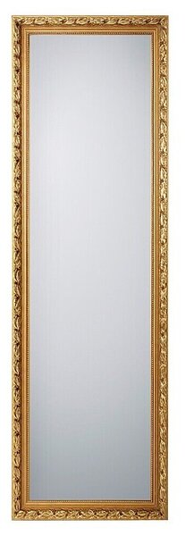 Ogledalo z okvirjem Sonja (50 x 150 cm, zlate barve, Les)