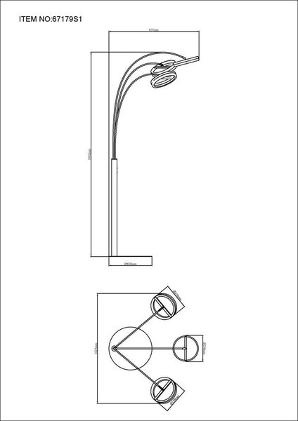STOJEČA LED-SVETILKA DELLA 1500 lm 3000-6000 K