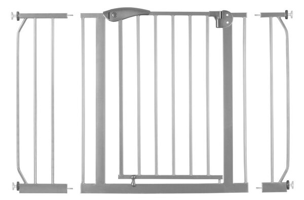 JAKS ZÁBRANA NA SCHODY ČIERNA 75 - 115CM ŠEDÁ