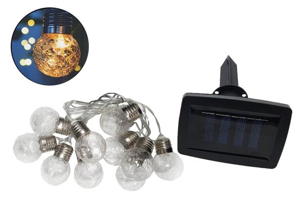 LED Solarna zunanja veriga 10xLED/1,2V 2,2 m IP44