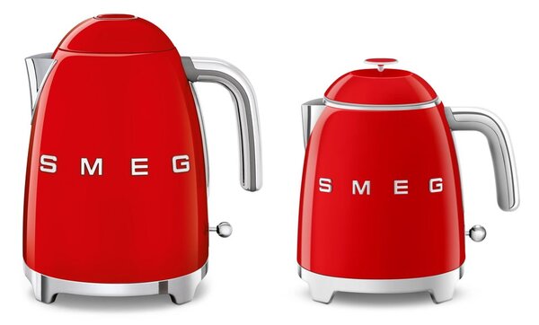 Rdeč grelnik vode iz nerjavečega jekla 800 ml Retro Style – SMEG