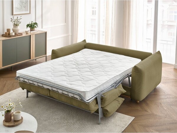 Zelena raztegljiva sedežna garnitura 234 cm Ernest – Bobochic Paris
