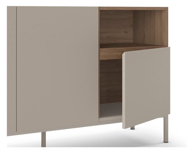 Kremno bela komoda 140x80 cm Cailin – Marckeric