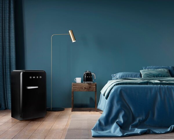 Črn grelnik vode iz nerjavečega jekla 800 ml Retro Style – SMEG