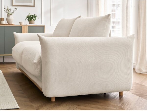 Kremno bela raztegljiva sedežna garnitura 234 cm Ernest – Bobochic Paris