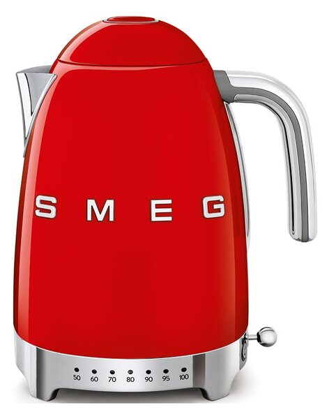 Rdeč grelnik vode iz nerjavečega jekla 1,7 l Retro Style – SMEG