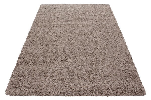 PREPROGA Z VISOKIM FLOROM Life 1500 140/200 cm tkano rjava, bež