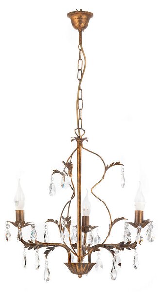 KRISTALNA VISEČA SVETILKA 40/100 cm E14