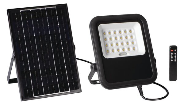 Kanlux 36606 - LED Reflektor s solarnim panelom in senzorjem 10W/10000 mAh 3,2V IP65+ Daljinski upravljalnik