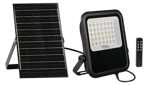 Kanlux 36607 - LED Reflektor s solarnim panelom in senzorjem 15W/15000 mAh 3,2V IP65+ Daljinski upravljalnik