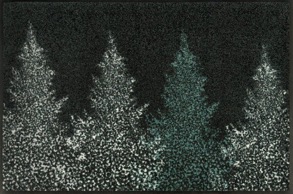 PREDPRAŽNIK Pine Forest 50/75 cm potiskano antracit, siva