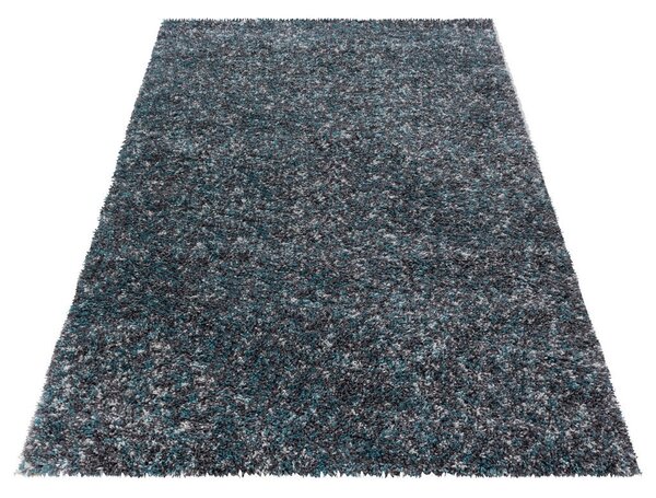 PREPROGA Z VISOKIM FLOROM Enjoy 120/170 cm tkano pastelno modra