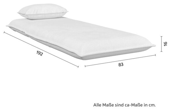Bessagi Home Fotelj S Funkcijo Ležišča Macy, Bela