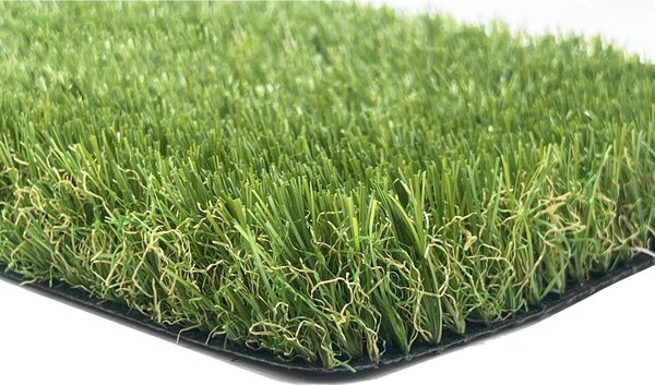 Umetna trava, gosta, bujna, realistična, debelina 35 mm, 2×1 m (2 m²) | VASHOME