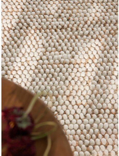 Bež ročno tkana preproga iz mešanice volne 160x230 cm Peas – Villeroy&Boch