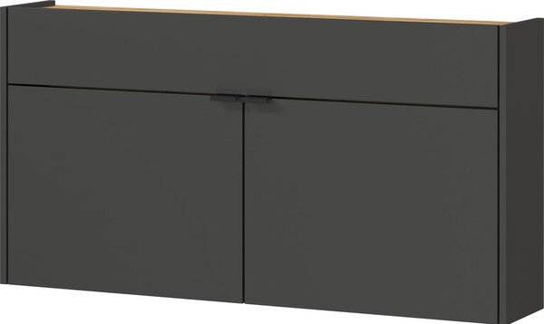 Antracitno siva omarica 110x57x22 cm Ameca – Germania