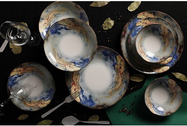 Jedilni set iz porcelana 24 kos Abstract - Güral Porselen