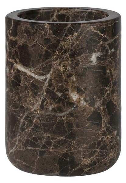 Rjava marmorna skodelica za zobne ščetke Marble - Mette Ditmer Denmark