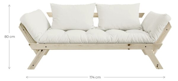 Raztegljiv kavč Karup Design Bebop Natural Clear/Linen Beige