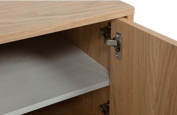 Modularna TV omarica v hrastovem dekorju v naravni barvi 110x44 cm Modulair – vtwonen