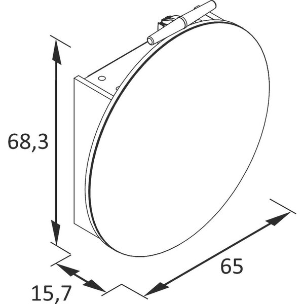 OMARA Z OGLEDALOM 65/68,3/15,7 cm