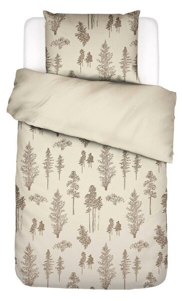 POSTELJNINA CECILE 135/200 cm saten krem barve