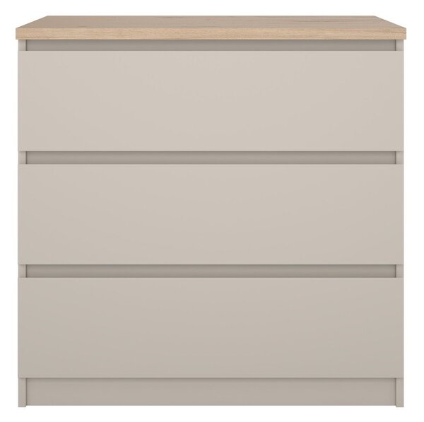 Kremno bela komoda 77x76x50 cm Naia – Tvilum